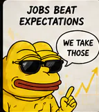 Yellow Cope reacting to a jobs beat.