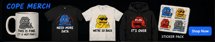 Macrocope mugs, shirts, a hoodie, and a sticker pack.